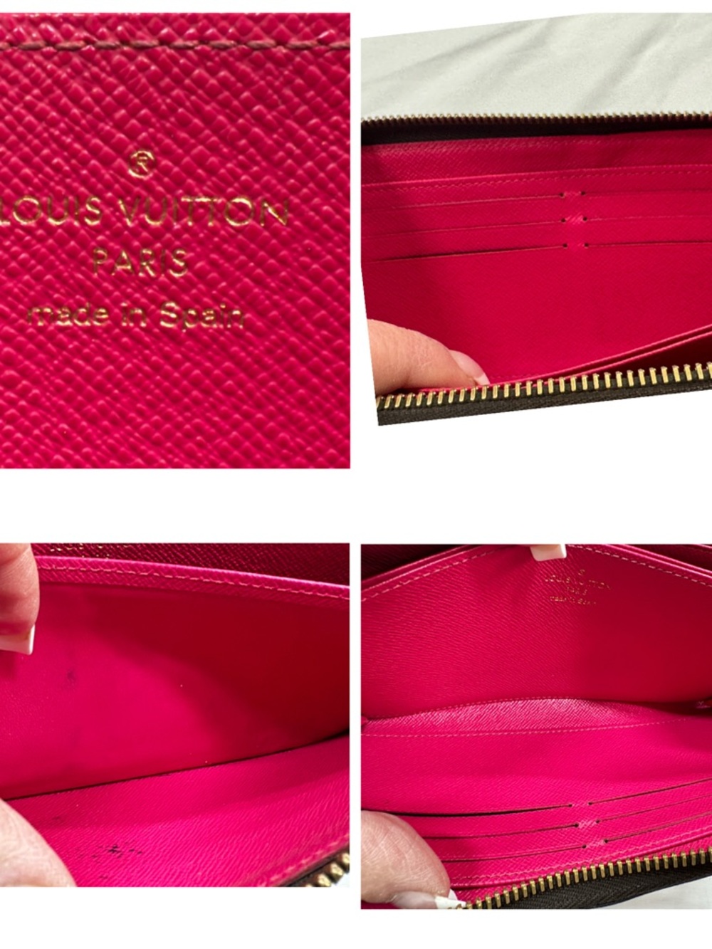 Louis Vuitton Brown Monogram Flower-chain Print Zip Wallet - Picture 8 of 10